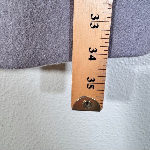 J Crew Grey Wool Lady Day Pea Coat Womens 4 Preppy Button Down Warm Winter - Picture 5 of 13